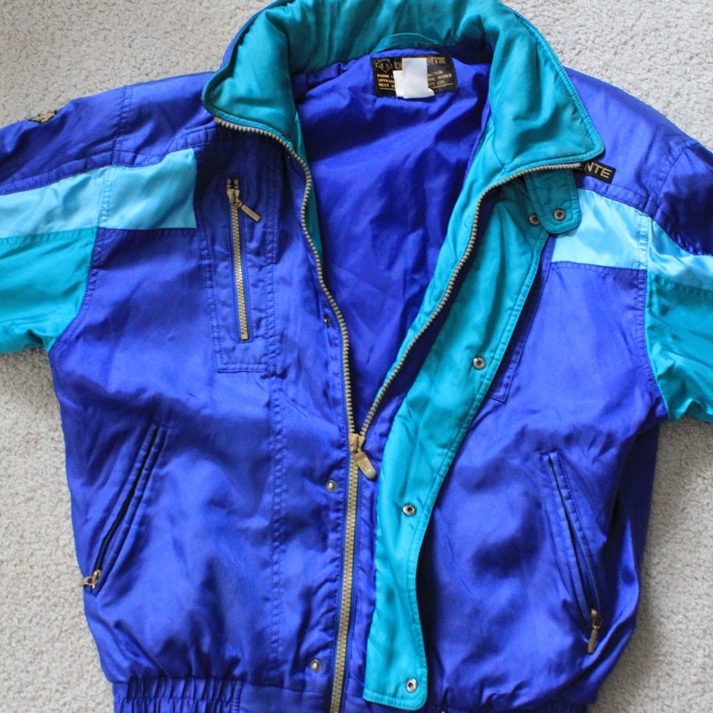Vintage Descente Men's Ski Jacket Large, USED